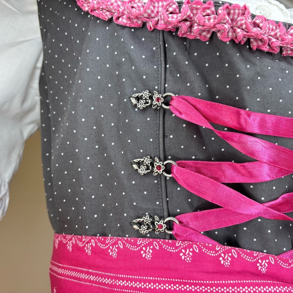 Authentic German Oktoberfest Dirndl Set ~Size 14 US – Hammerschmid + Alphorn - Picture 3 of 8